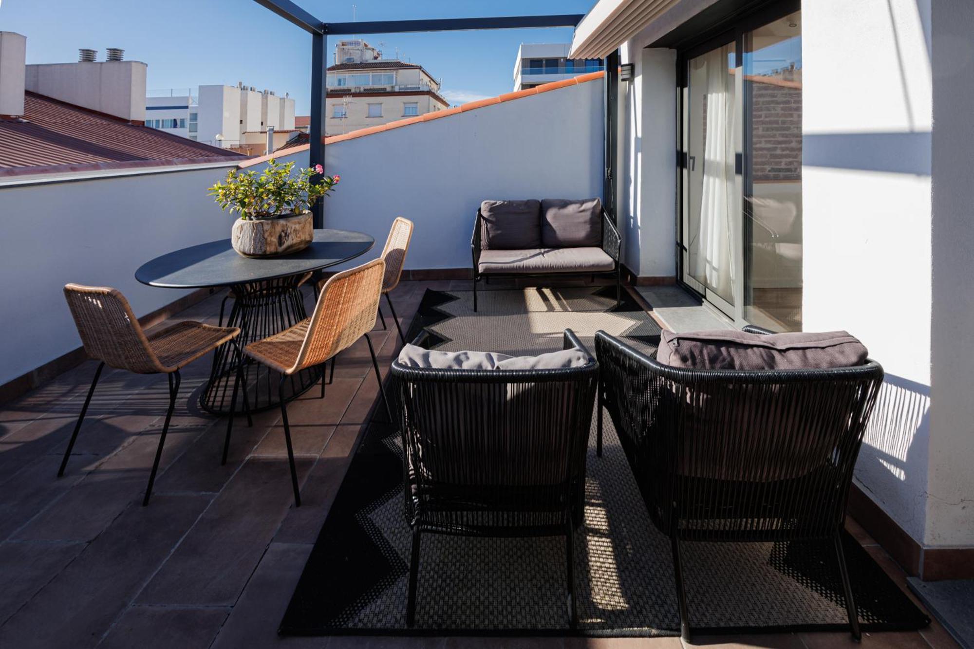מונטגאט Atico Duplex Playa Area Barcelona Con Spa Exterior מראה חיצוני תמונה